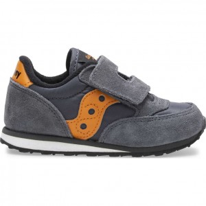 Saucony Baby Jazz Hook & Loop Little Kids'' Sneakers Grey | IRELAND YDIE