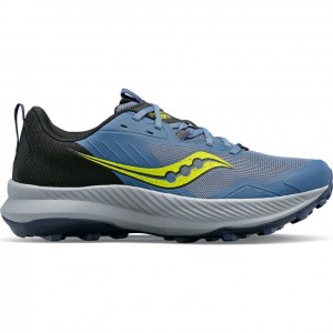 Saucony Blaze TR Men's Trail Running Shoes Blue / Black | IRELAND PQNZ