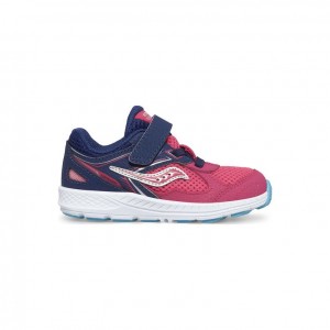 Saucony Cohesion 14 A/C Jr. Little Kids'' Sneakers Pink / Navy | IRELAND EJRN