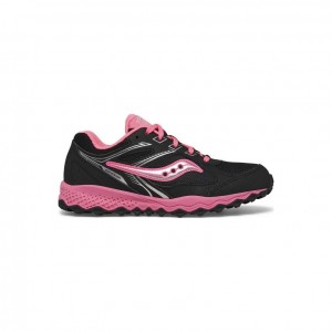 Saucony Cohesion TR14 Lace Big Kids'' Sneakers Black / Pink | IRELAND CQDF