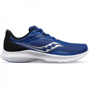 Saucony Convergence Men's Running Shoes Indigo / Black | IRELAND WBAG