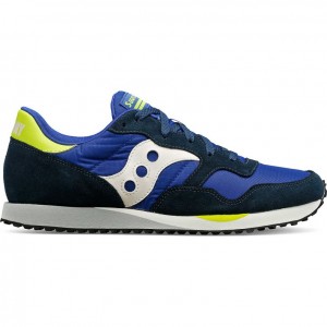 Saucony DXN Men's Sneakers Blue / White / Light Green | IRELAND ULRD