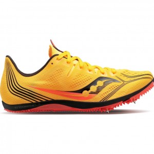 Saucony Endorphin 3 Women's Spikes Yellow | IRELAND FMTJ