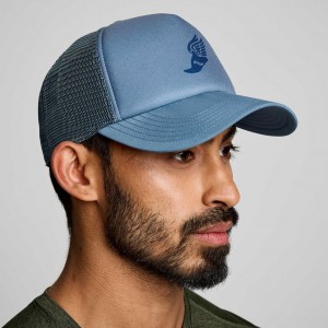 Saucony Foamie Men's Trucker Hats Blue | IRELAND NJHB