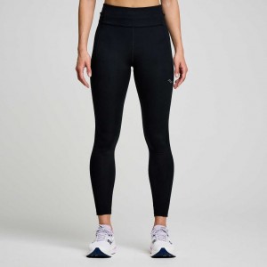 Saucony Fortify 7/8 Women's Tight Black | IRELAND YZCV