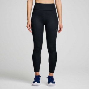 Saucony Fortify Crop Women's Tight Black | IRELAND KOMA