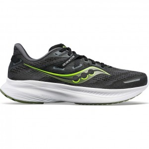 Saucony Guide 16 Men's Running Shoes Black | IRELAND MPOW