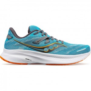 Saucony Guide 16 Men's Running Shoes Turquoise | IRELAND IAXS