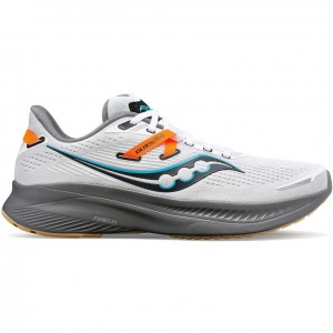 Saucony Guide 16 Men's Running Shoes White | IRELAND KHYP