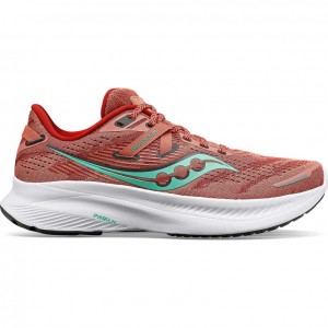 Saucony Guide 16 Women's Running Shoes Coral | IRELAND TGRN