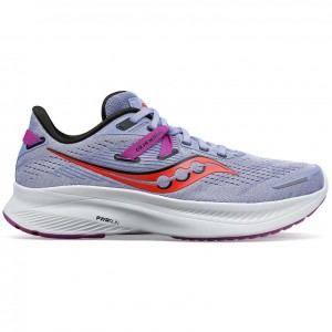 Saucony Guide 16 Women's Running Shoes Purple | IRELAND NXLK