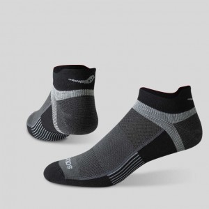 Saucony Inferno Liteweight 3-Pack Men's Socks Black | IRELAND UVRW