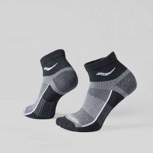 Saucony Inferno Quarter 3-Pack Men's Socks Grey | IRELAND NSRK