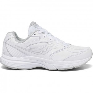 Saucony Integrity Walker 3 Women's Wide Running Shoes White | IRELAND MZDV