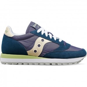 Saucony Jazz Original Women's Sneakers Navy | IRELAND VKRA