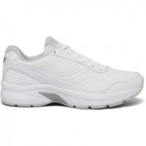 Saucony Omni Walker 3 Men's Wide Running Shoes White | IRELAND OUVH