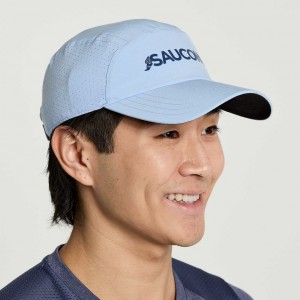 Saucony Outpace Men's Hat Blue | IRELAND IFOX