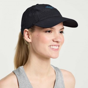 Saucony Outpace Petite Women's Hat Black | IRELAND ZRDV