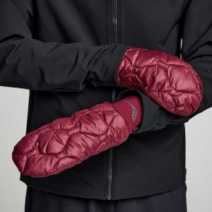 Saucony Oysterpuff Men's Mitt Burgundy | IRELAND DISN