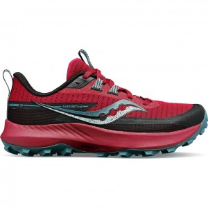 Saucony Peregrine 13 Women's Trail Running Shoes Red | IRELAND YZRF