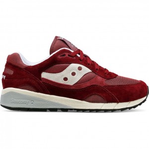 Saucony Shadow 6000 Men's Sneakers Burgundy | IRELAND JWTM