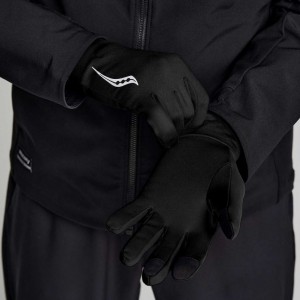 Saucony Solstice Men's Gloves Black | IRELAND XMUA