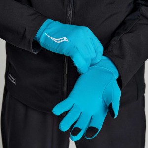 Saucony Solstice Men's Gloves Turquoise | IRELAND XZLG