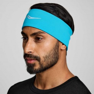 Saucony Solstice Men's Headband Turquoise | IRELAND YUSE