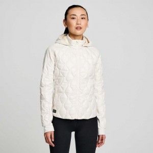 Saucony Solstice Oysterpuff Women's Jacket White | IRELAND DOCL