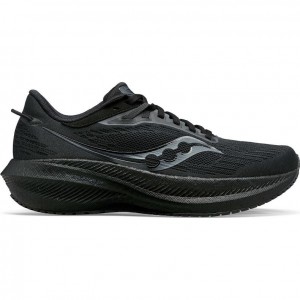 Saucony Triumph 21 Men's Running Shoes Black | IRELAND GPRC