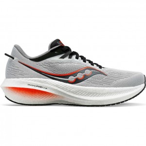 Saucony Triumph 21 Men's Running Shoes Grey | IRELAND IBDR