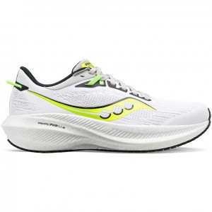 Saucony Triumph 21 Women's Running Shoes White | IRELAND QJIW