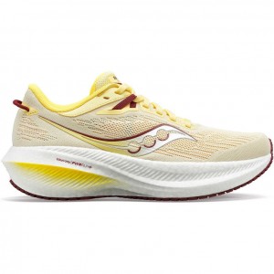 Saucony Triumph 21 Women's Running Shoes Yellow | IRELAND LMXI