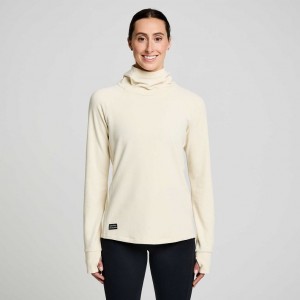 Saucony Triumph Tunic Women's Hoodie Beige | IRELAND QTXW