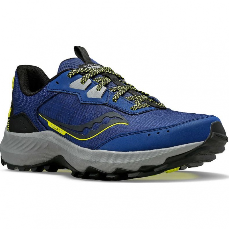 Saucony Aura TR Men's Trail Running Shoes Indigo | IRELAND VIRG