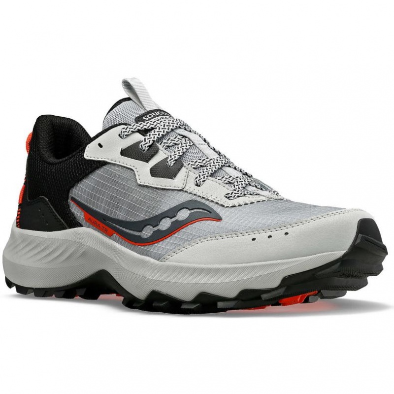 Saucony Aura TR Men's Trail Running Shoes Grey | IRELAND CBGO