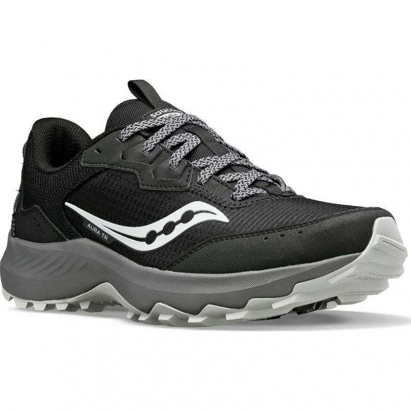 Saucony Aura TR Men's Trail Running Shoes Black | IRELAND TCDQ