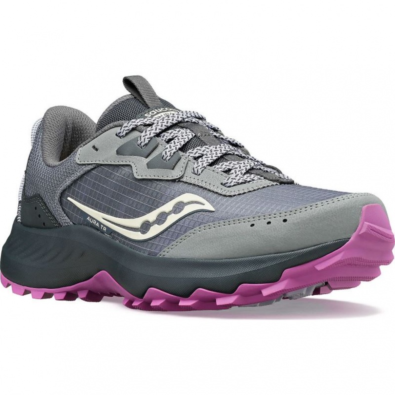 Saucony Aura TR Women's Trail Running Shoes Grey | IRELAND VZDB