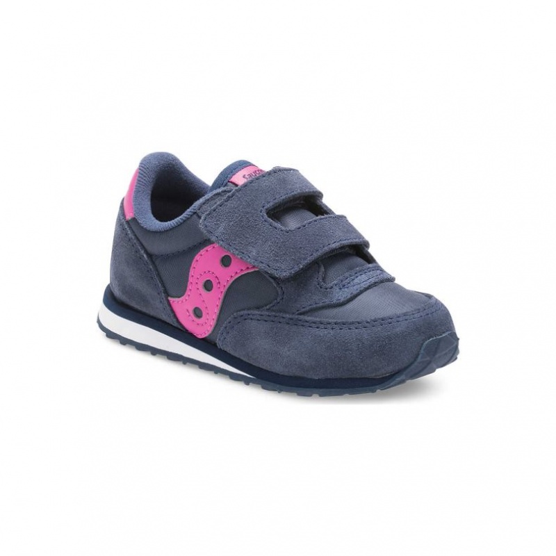 Saucony Baby Jazz Hook & Loop Little Kids'' Sneakers Navy | IRELAND CUZH