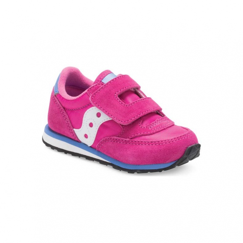 Saucony Baby Jazz Hook & Loop Little Kids'' Sneakers Pink | IRELAND XCTW