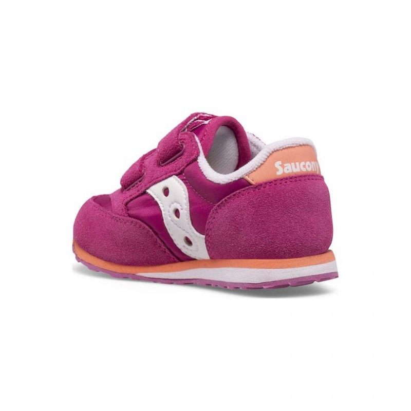 Saucony Baby Jazz Hook & Loop Little Kids'' Sneakers Fuchsia | IRELAND KDAR