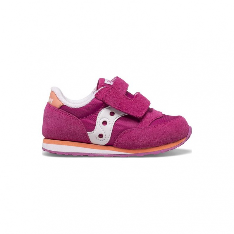 Saucony Baby Jazz Hook & Loop Little Kids\'\' Sneakers Fuchsia | IRELAND KDAR