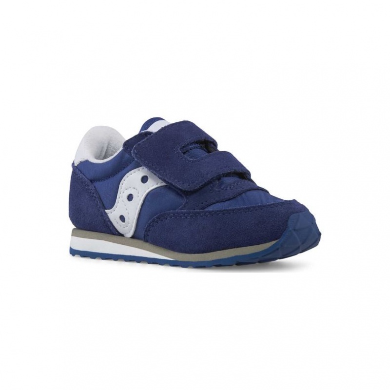 Saucony Baby Jazz Hook & Loop Little Kids'' Sneakers Navy | IRELAND AIQJ