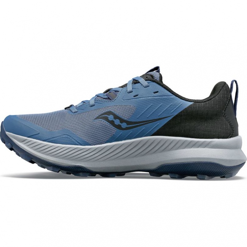 Saucony Blaze TR Men's Trail Running Shoes Blue / Black | IRELAND PQNZ