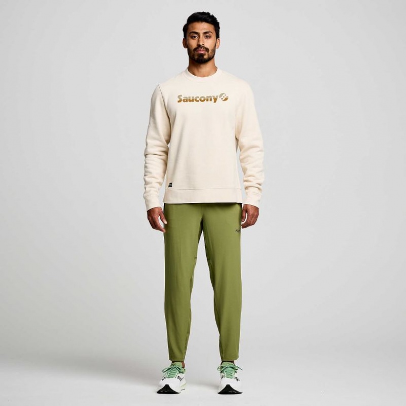 Saucony Boston Woven Men's Jogger Olive | IRELAND WJVZ