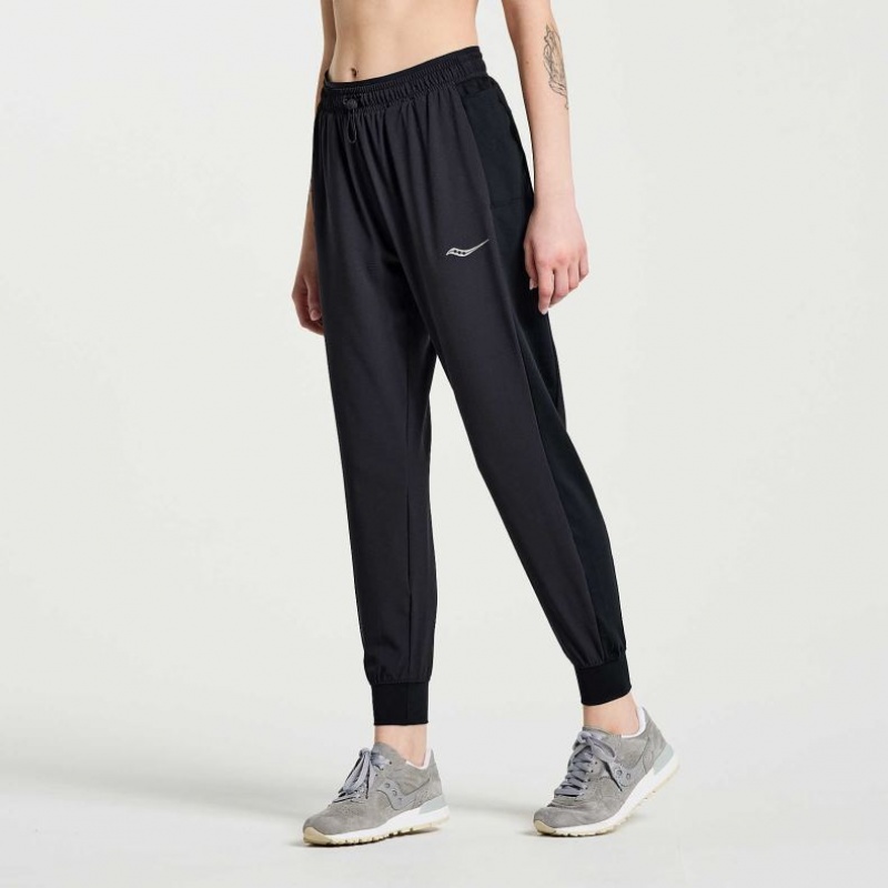 Saucony Boston Woven Women's Jogger Black | IRELAND CUVA