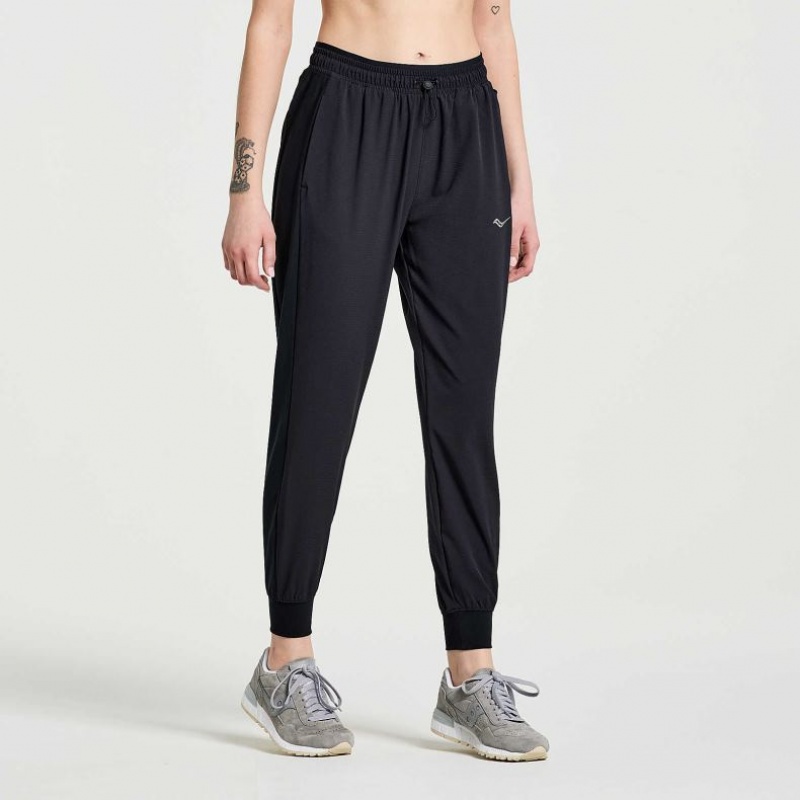 Saucony Boston Woven Women's Jogger Black | IRELAND CUVA