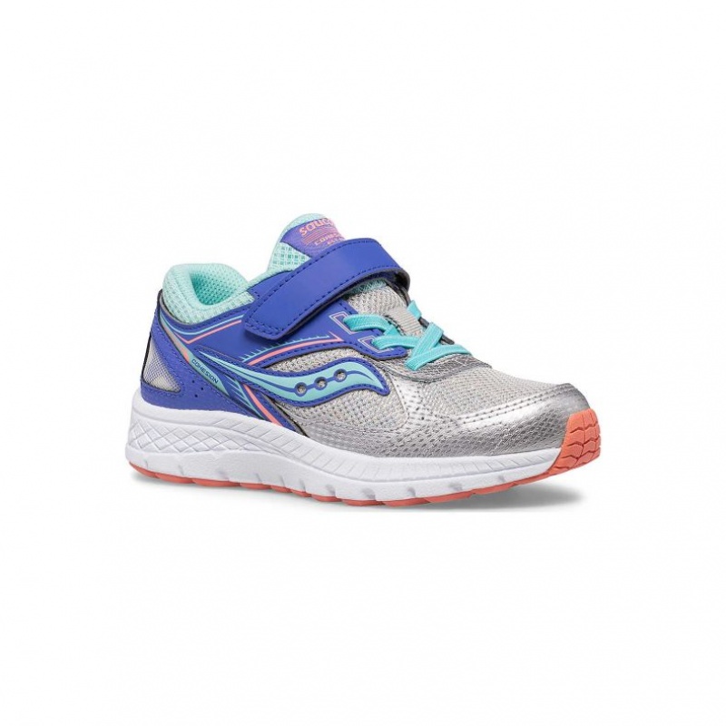 Saucony Cohesion 14 A/C Big Kids'' Sneakers Silver | IRELAND BKOE