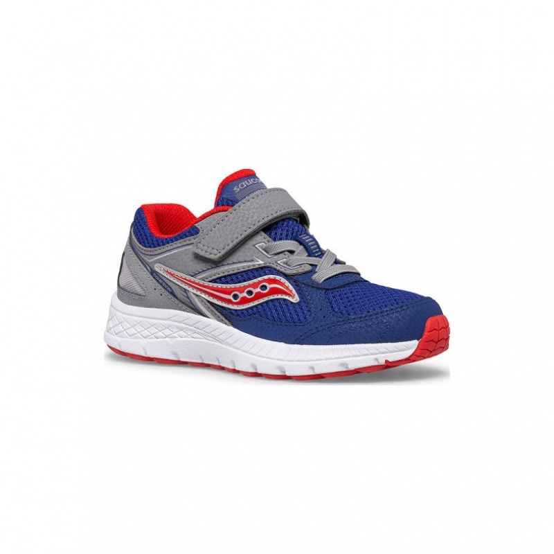 Saucony Cohesion 14 A/C Big Kids'' Sneakers Navy / Grey | IRELAND KOSV