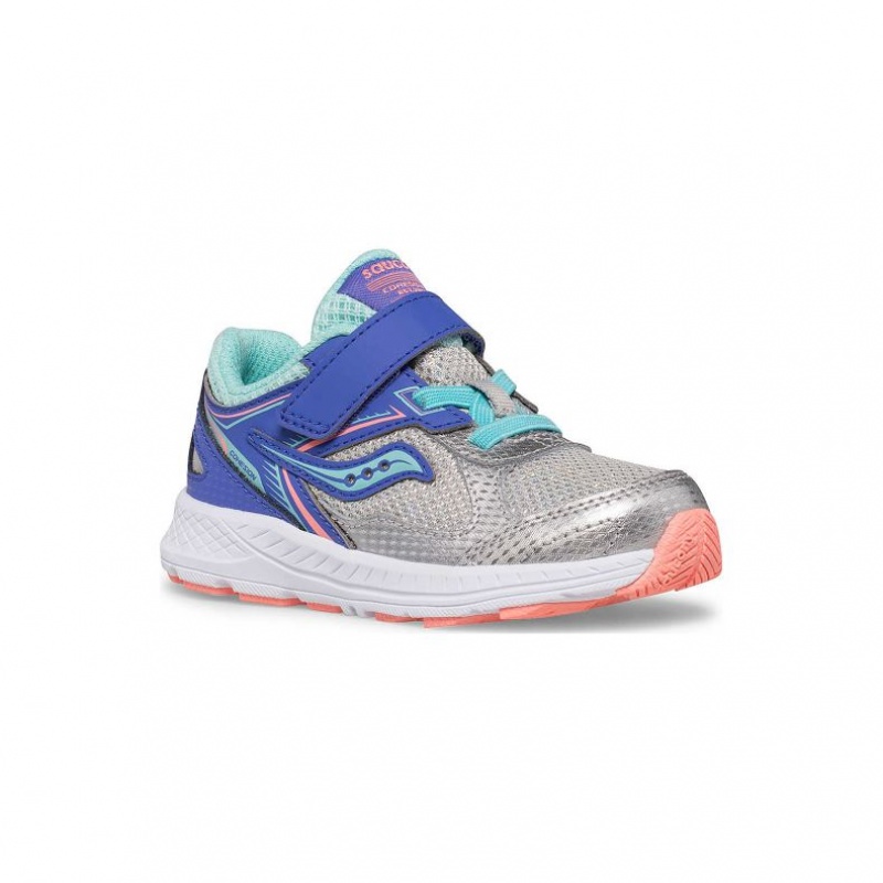 Saucony Cohesion 14 A/C Jr. Little Kids'' Sneakers Blue / Silver | IRELAND WOPG